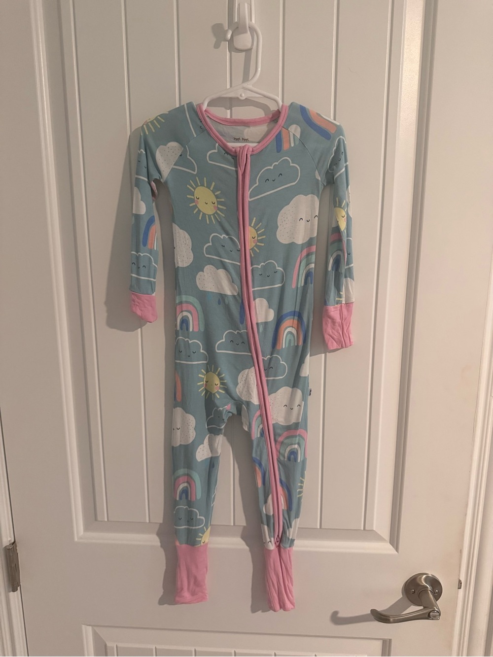Little Sleepies 2T Rainbow Sunshine Clouds Bamboo Lunaluxe Zippy Pajamas